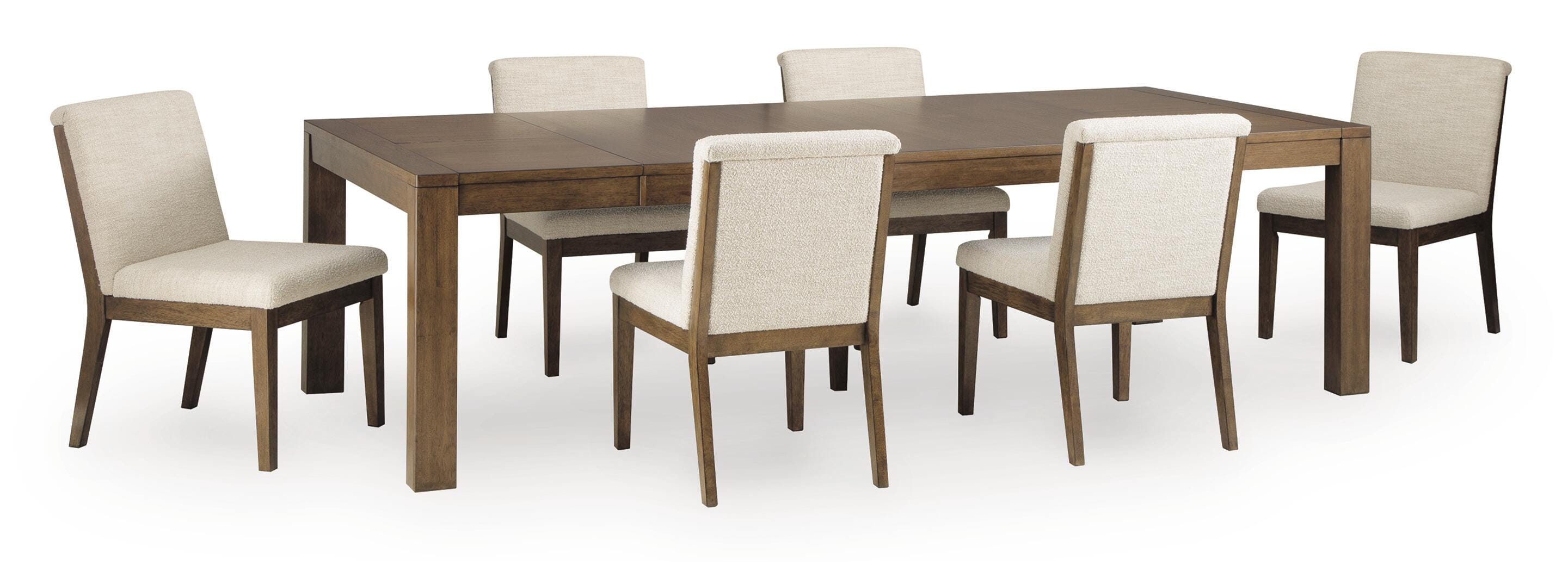 Marxmore Extension Dining Table and 6 Chairs Benchcraft® Dining Room