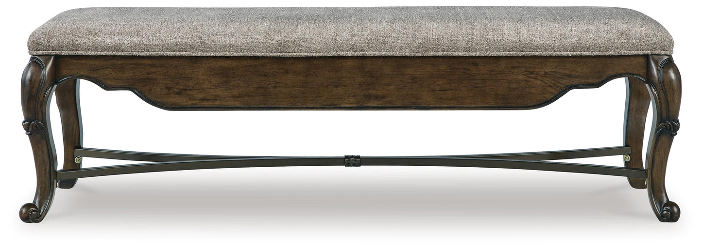 Maylee Extension Dining Table, 4 Chairs and Bench