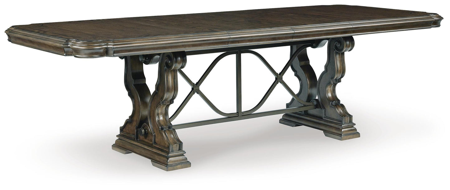 Maylee Extension Dining Table, 4 Chairs and Bench