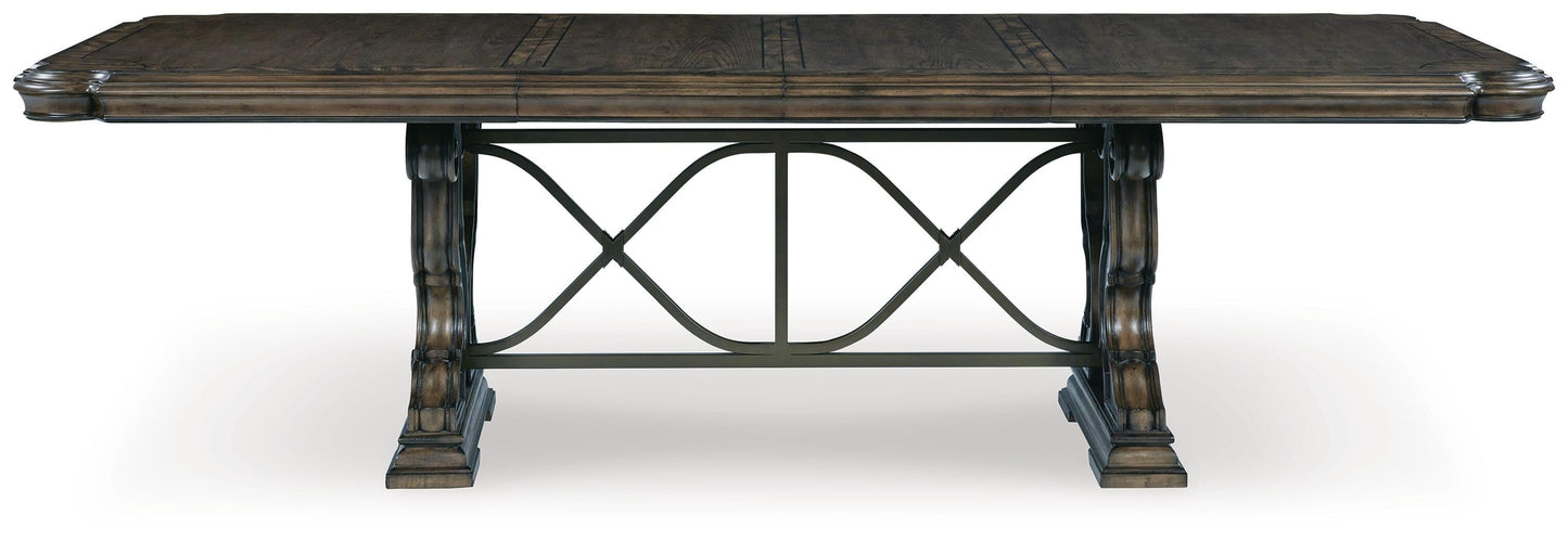 Maylee Extension Dining Table, 4 Chairs and Bench