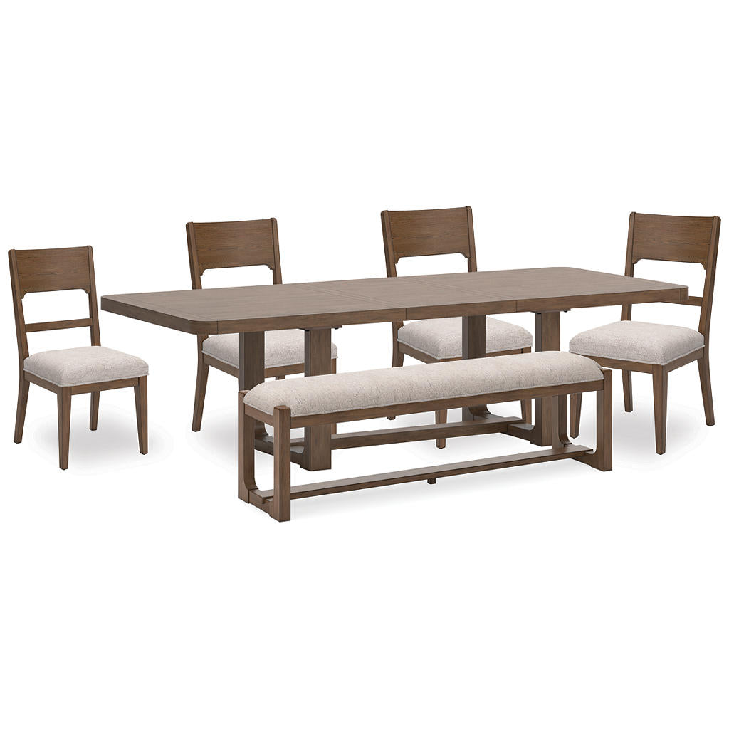 Cabalynn Dining Table, 4 Chairs and Bench Signature Design by Ashley® Uncategorized