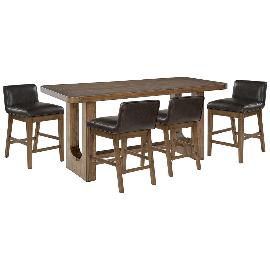 Cabalynn Counter Height Dining Table and 4 Barstools Signature Design by Ashley® Uncategorized