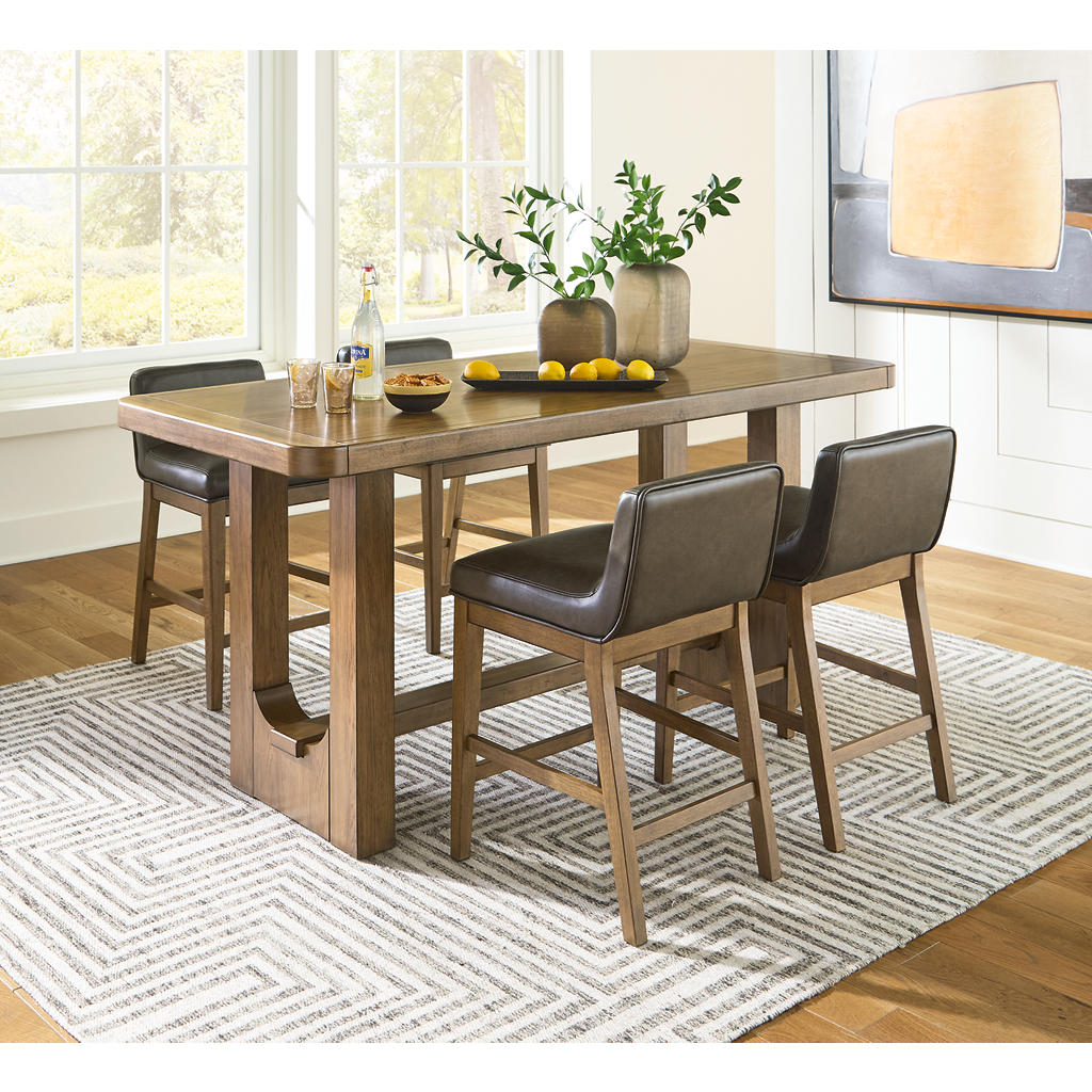 Cabalynn Counter Height Dining Table and 4 Barstools Signature Design by Ashley® Uncategorized