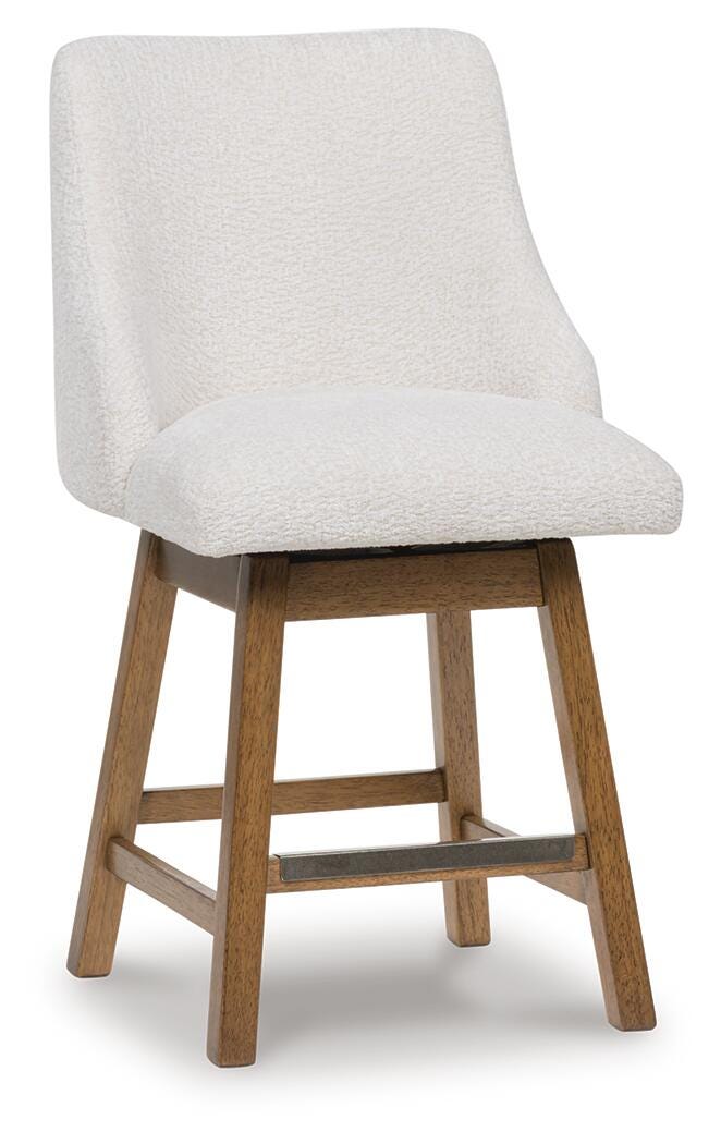 Cabalynn Counter Height Table and 4 Barstools (D5 — 39in Stools)