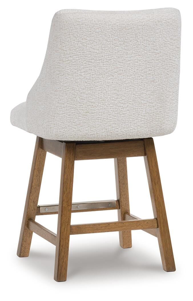 Cabalynn Counter Height Table and 4 Barstools (D5 — 39in Stools)