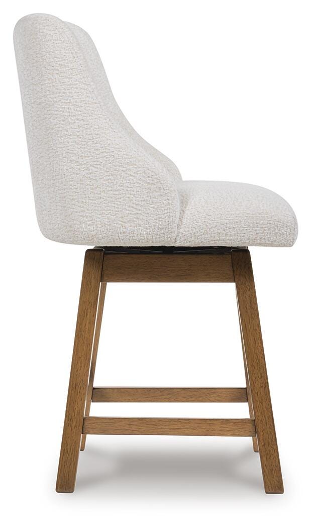 Cabalynn Counter Height Table and 4 Barstools (D5 — 39in Stools)