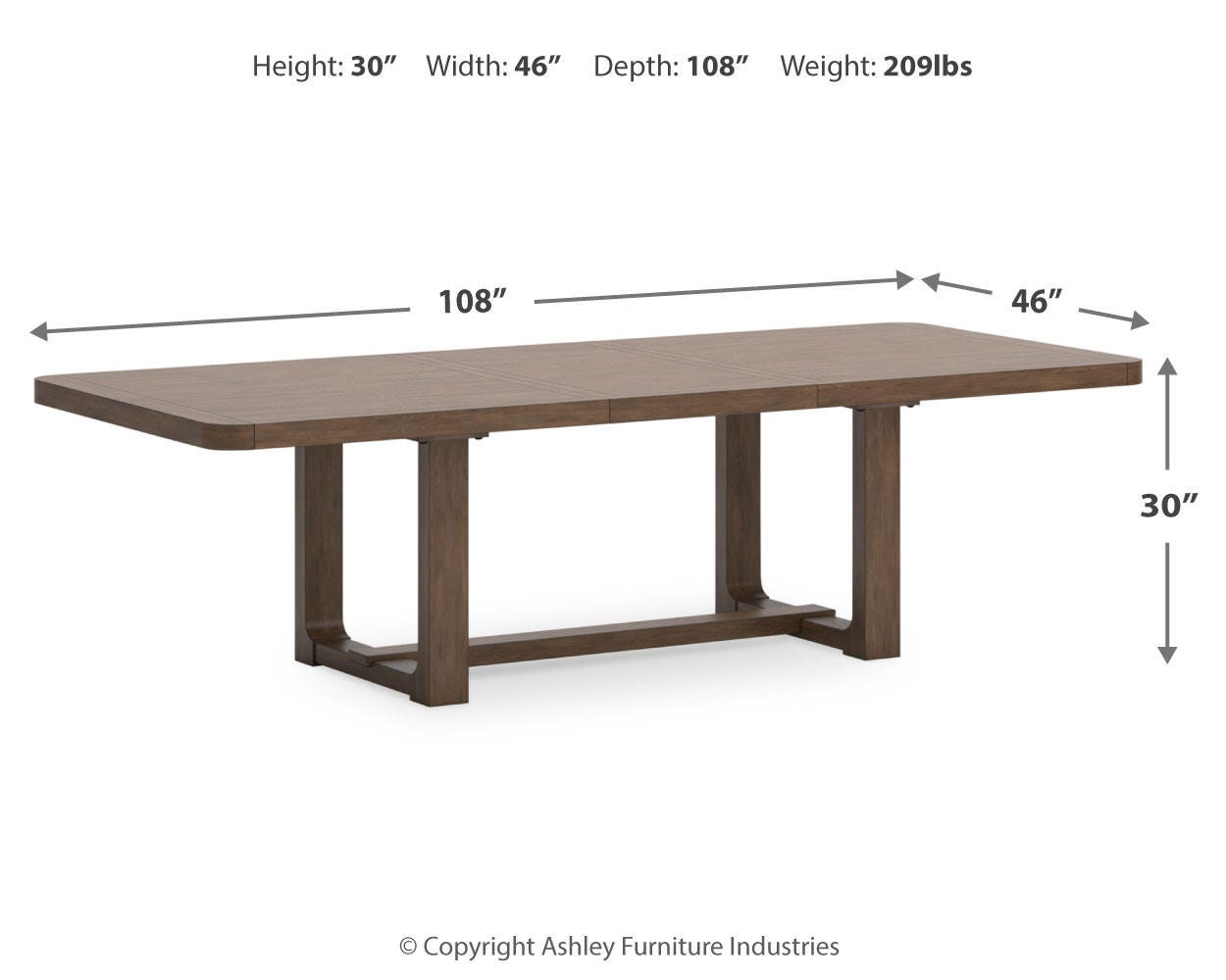 Cabalynn Extension Dining Table and 4 Chairs
