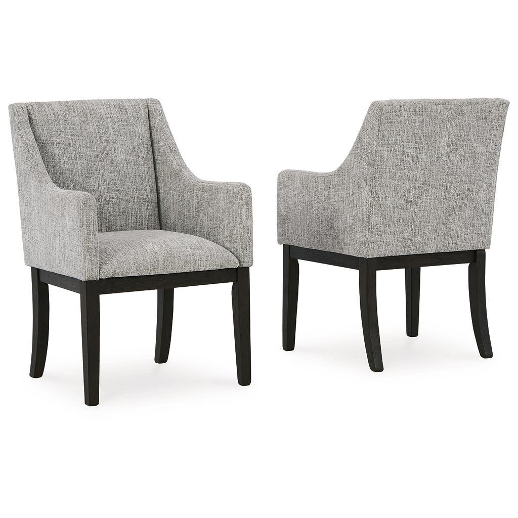 Burkhaus Dining Arm Chair Set of 2 Signature Design by Ashley® Uncategorized