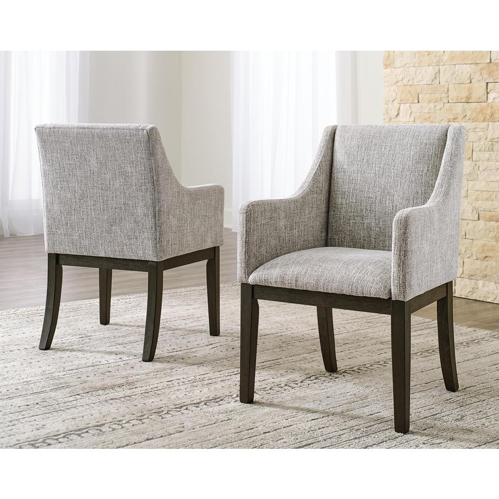 Burkhaus Dining Arm Chair Set of 2 Signature Design by Ashley® Uncategorized