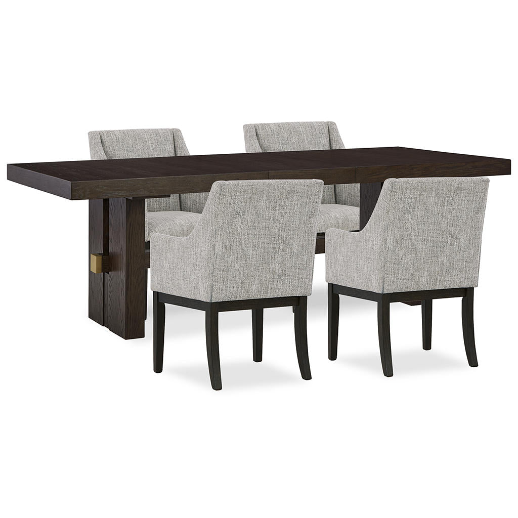 Burkhaus Dining Table and 4 Chairs Signature Design by Ashley® Uncategorized