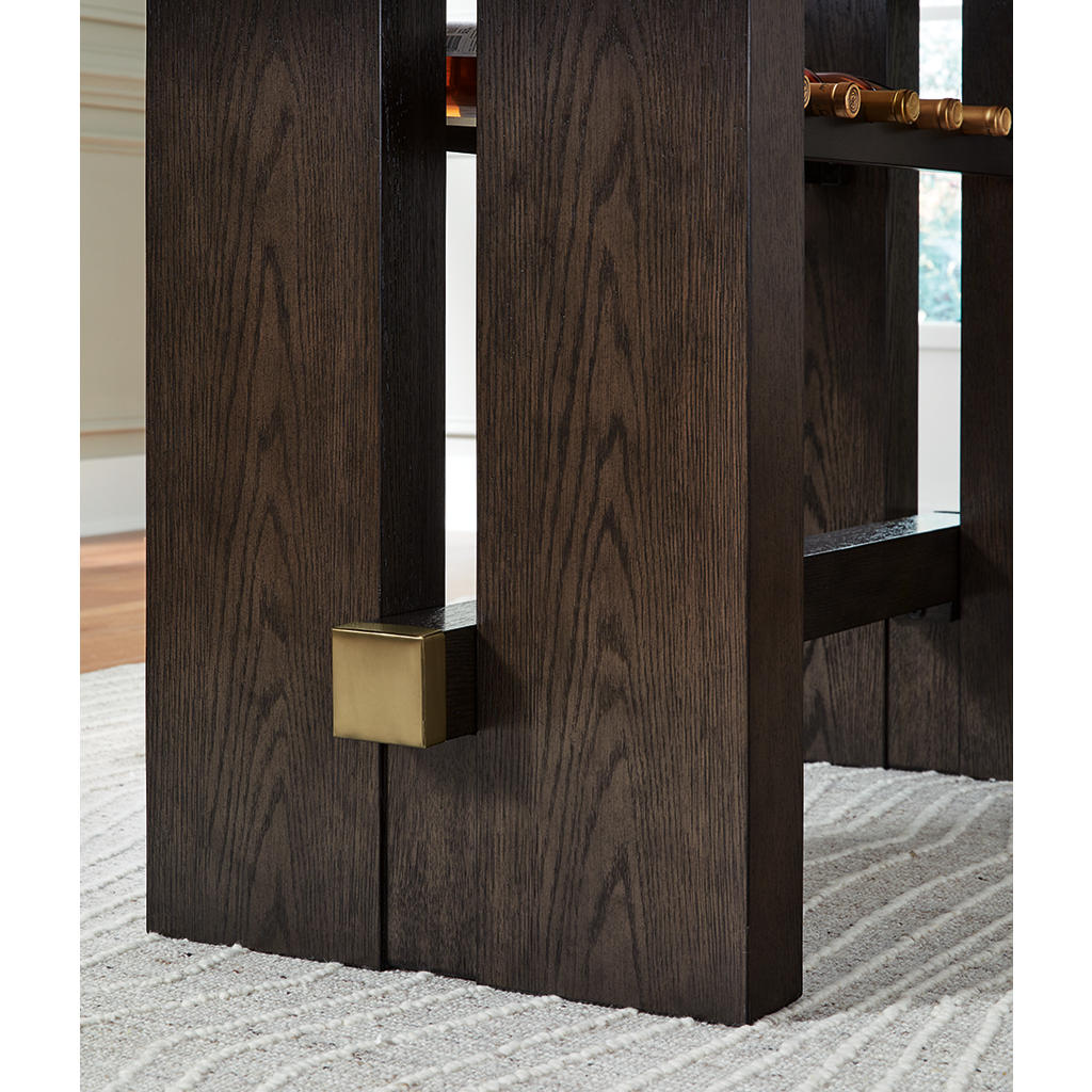 Burkhaus Counter Height Dining Table and 4 Barstools Signature Design by Ashley® Uncategorized