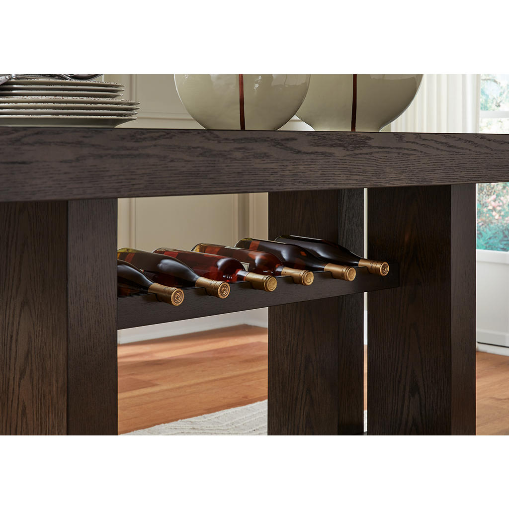 Burkhaus Counter Height Dining Table and 4 Barstools Signature Design by Ashley® Uncategorized