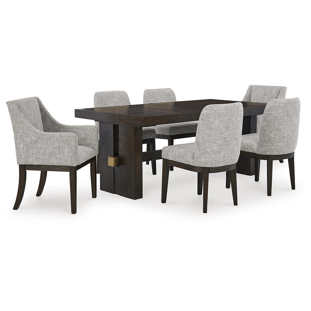 Burkhaus Dining Table and 6 Chairs Signature Design by Ashley® Uncategorized