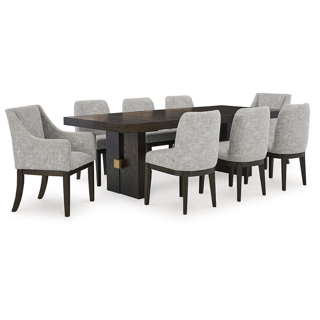 Burkhaus Dining Table and 8 Chairs Signature Design by Ashley® Uncategorized