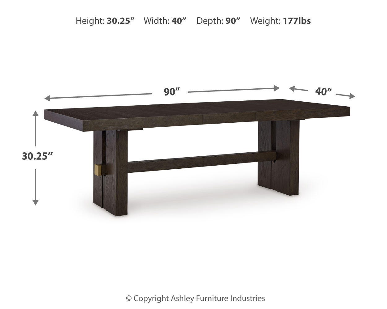 Burkhaus Dining Table and 6 Arm Chairs — 7-Piece Set Signature Design by Ashley® Dining Package