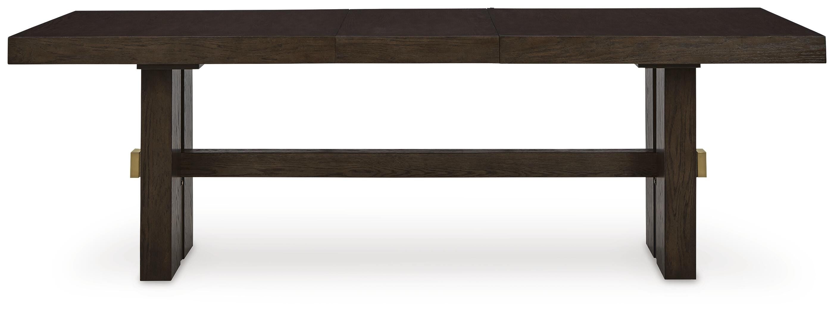 Burkhaus Dining Table and 6 Arm Chairs — 7-Piece Set Signature Design by Ashley® Dining Package