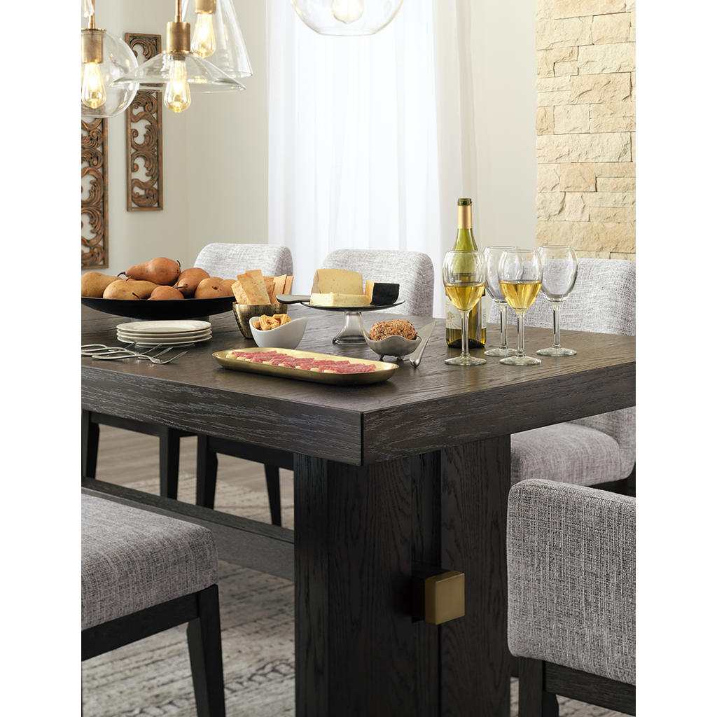Burkhaus Dining Table and 4 Chairs Signature Design by Ashley® Uncategorized