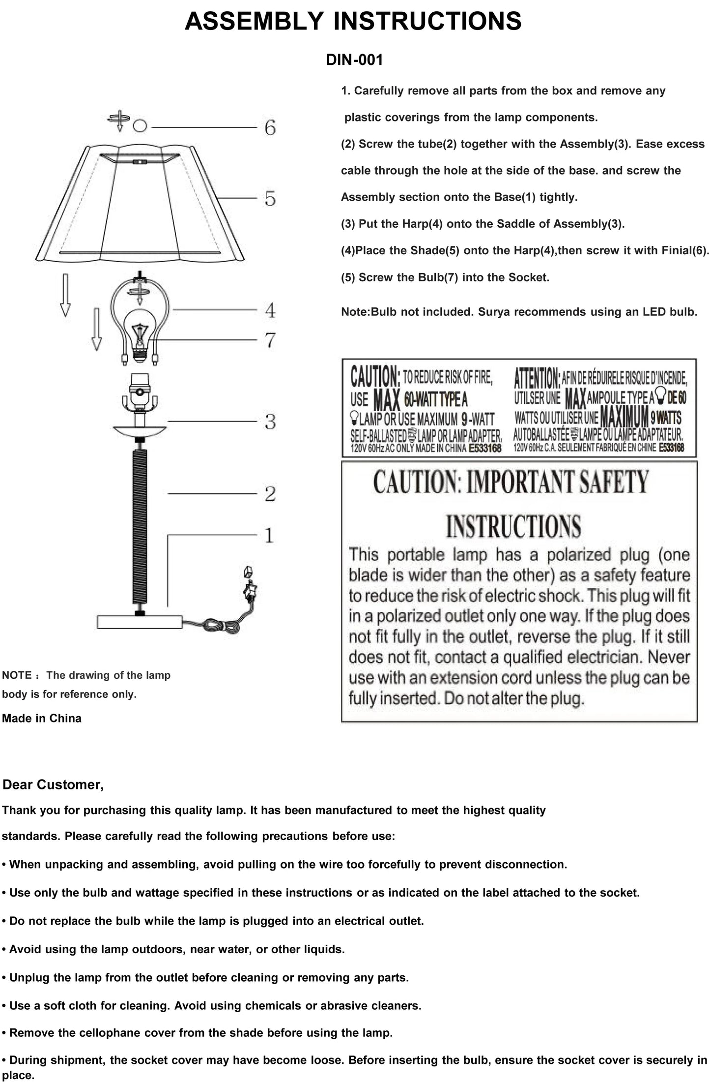 Dinnan Accent Table Lamp Livabliss Dinnan