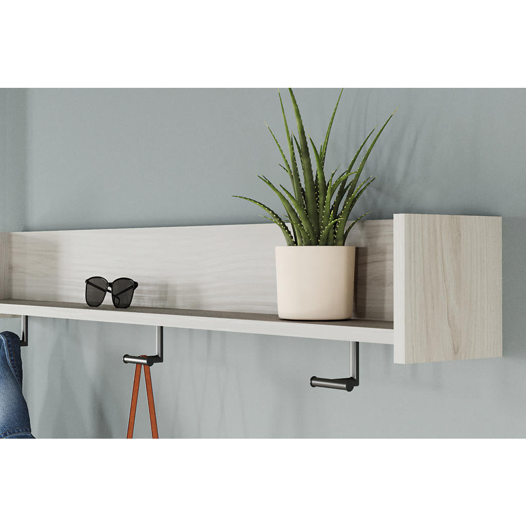 Socalle Wall Mounted Coat Rack with Shelf Signature Design by Ashley® Wall Decor