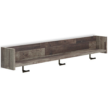 Neilsville Wall Mounted Coat Rack with Shelf Signature Design by Ashley® Wall Decor