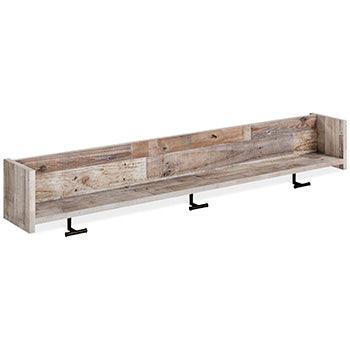 Neilsville Coat Rack with Shelf — Whitewash Wall Mount Signature Design by Ashley® Wall Decor