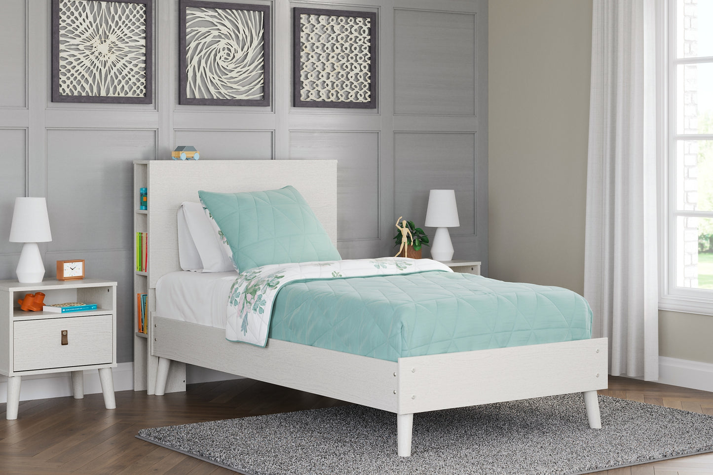 Aprilyn Twin Bookcase Bed