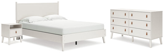 Aprilyn Queen Panel Platform Bed with Dresser and Nightstand