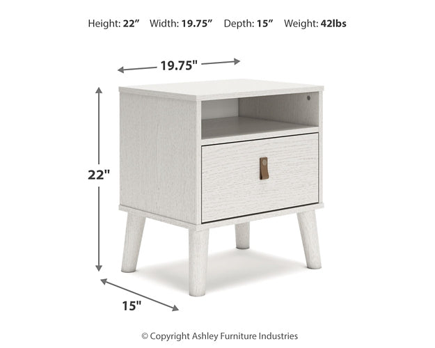 Aprilyn Queen Panel Platform Bed with Dresser and Nightstand