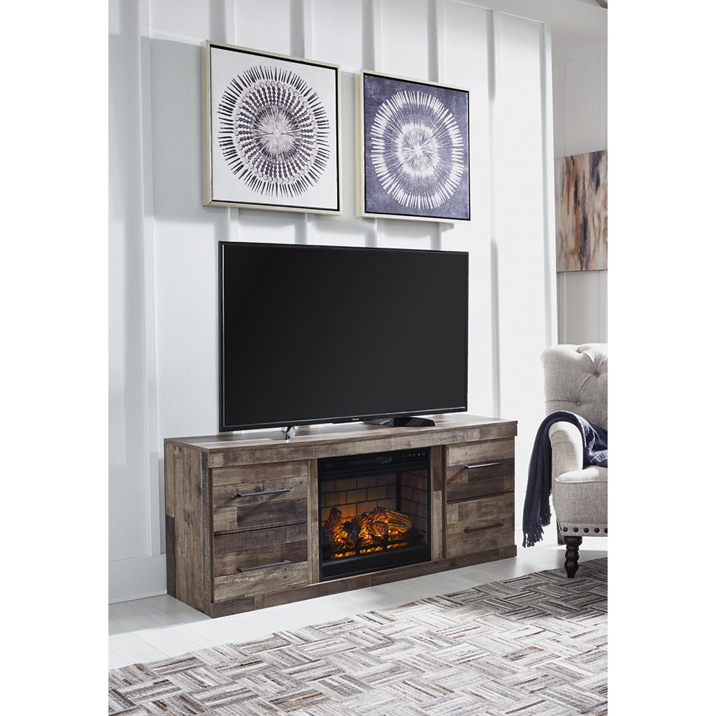 Derekson TV Stand with Electric Fireplace Signature Design by Ashley® Living Room