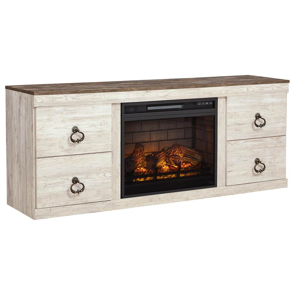 Willowton TV Stand with Electric Fireplace Signature Design by Ashley® Living Room