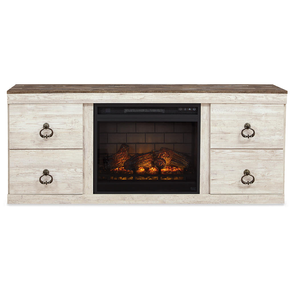 Willowton 4-Piece Entertainment Center with Electric Fireplace Signature Design by Ashley® Living Room