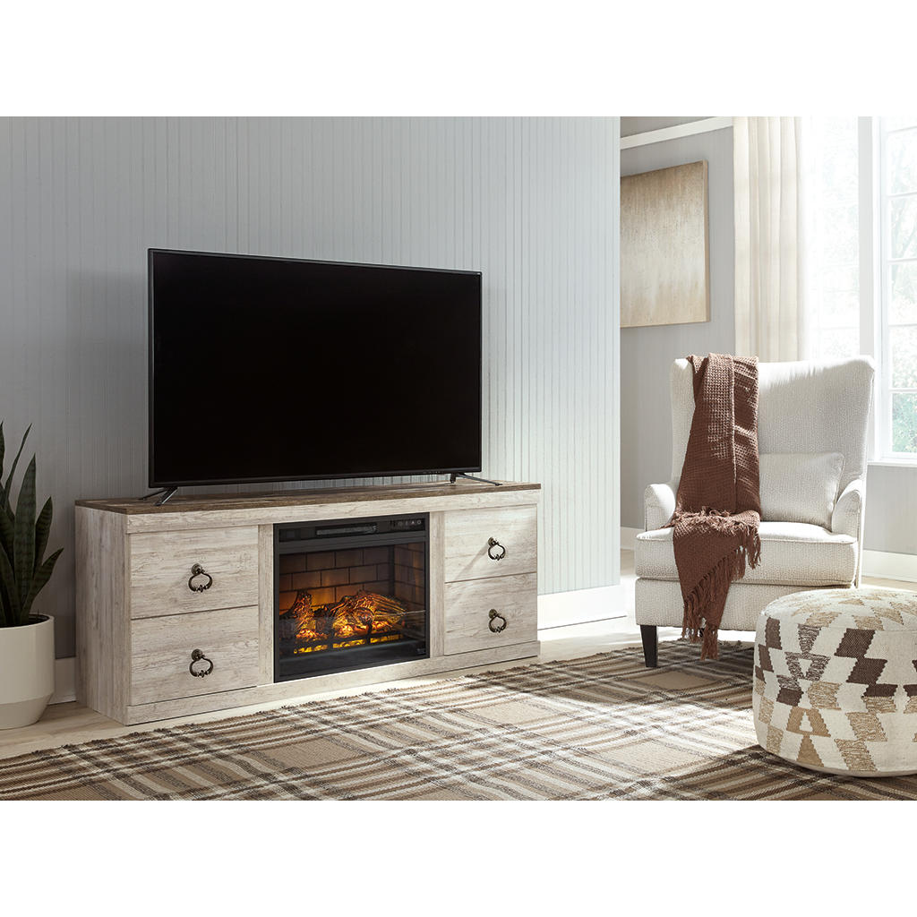 Willowton TV Stand with Electric Fireplace Signature Design by Ashley® Living Room