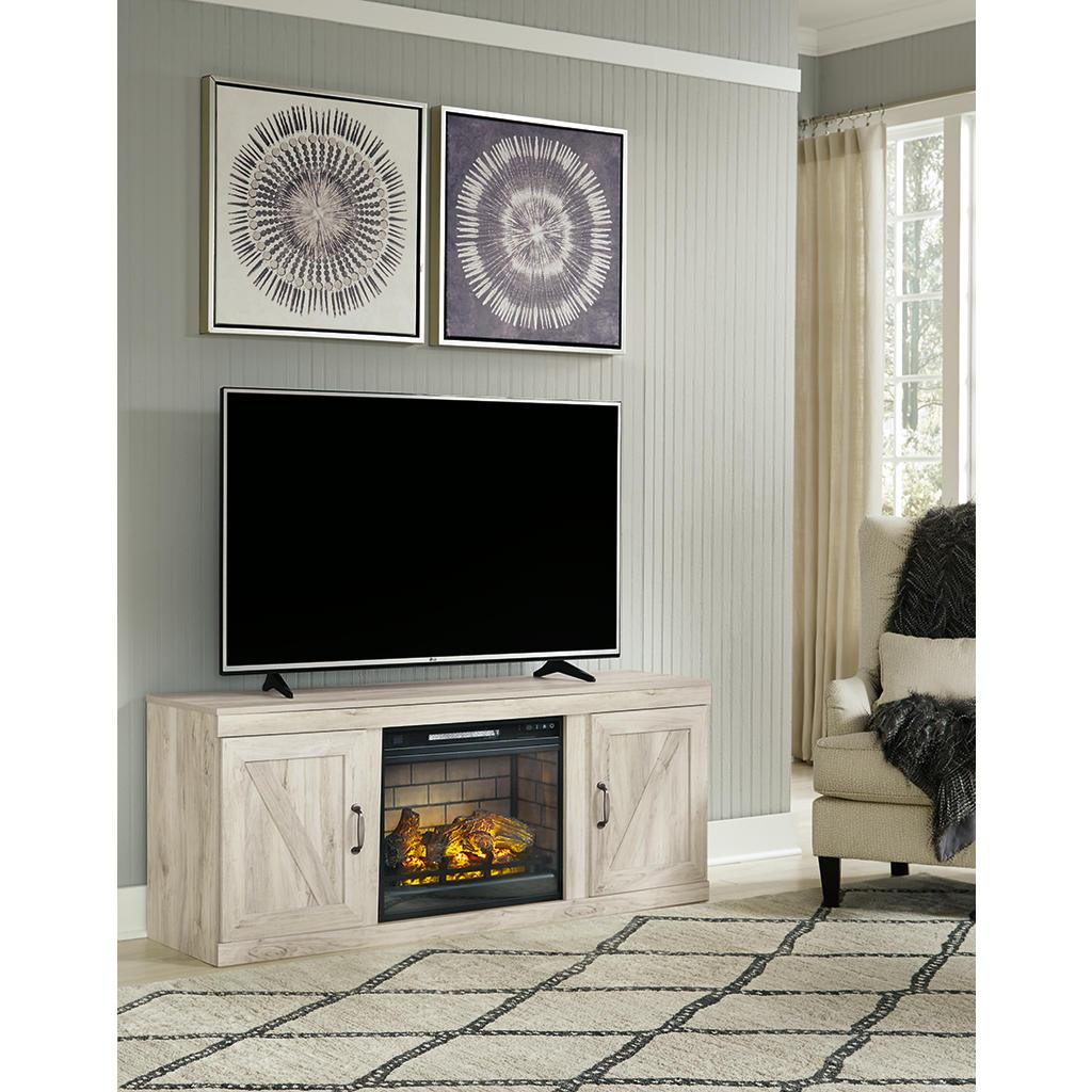 Bellaby 60-Inch TV Stand with Fireplace — 5,386 BTU (EW7) Signature Design by Ashley® Living Room