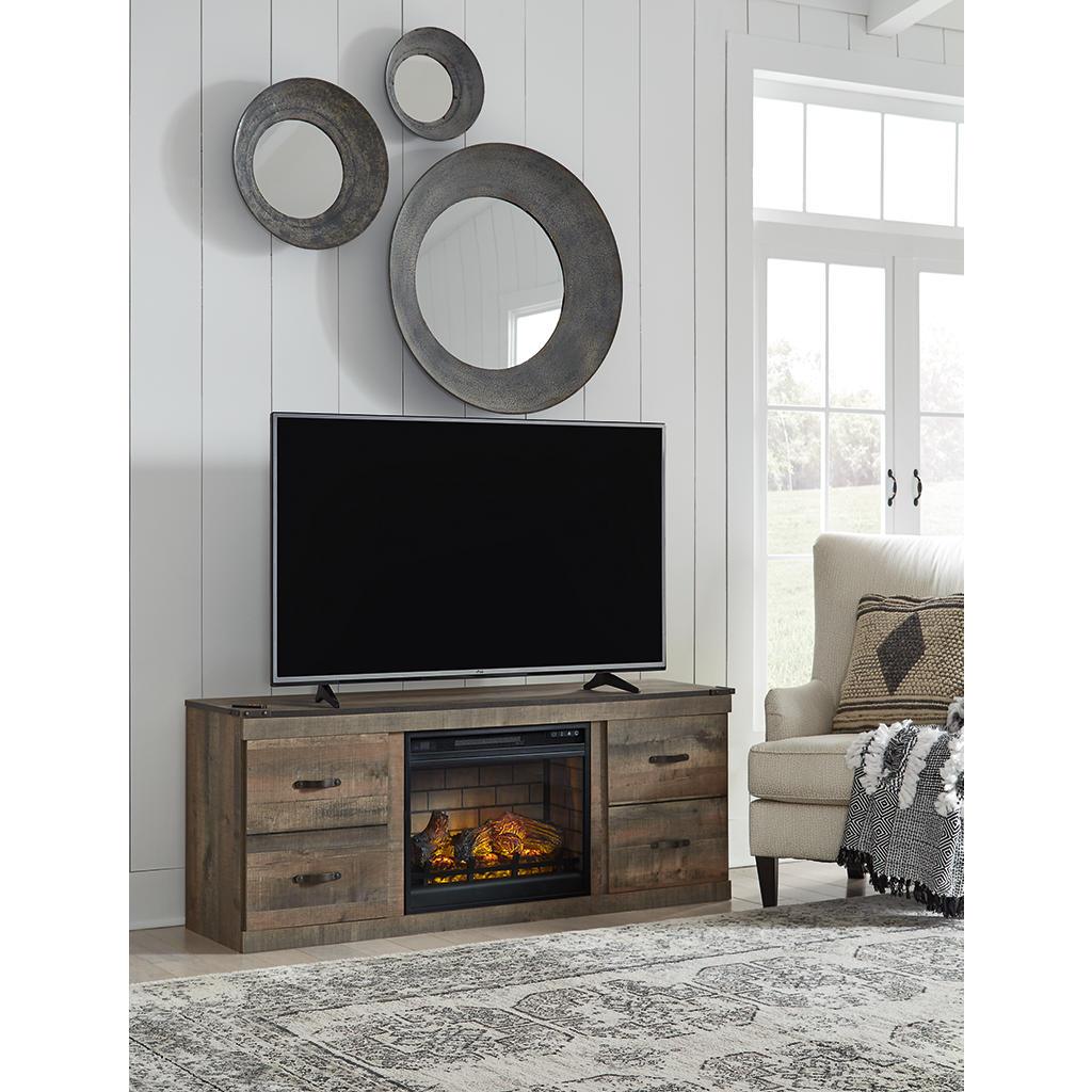 Trinell TV Stand with Electric Fireplace — 60 Inch Signature Design by Ashley® Living Room