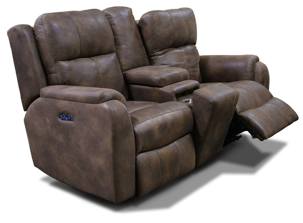 EZ1R00H Double Reclining Loveseat — Built at England's Indiana Workshop England Loveseat