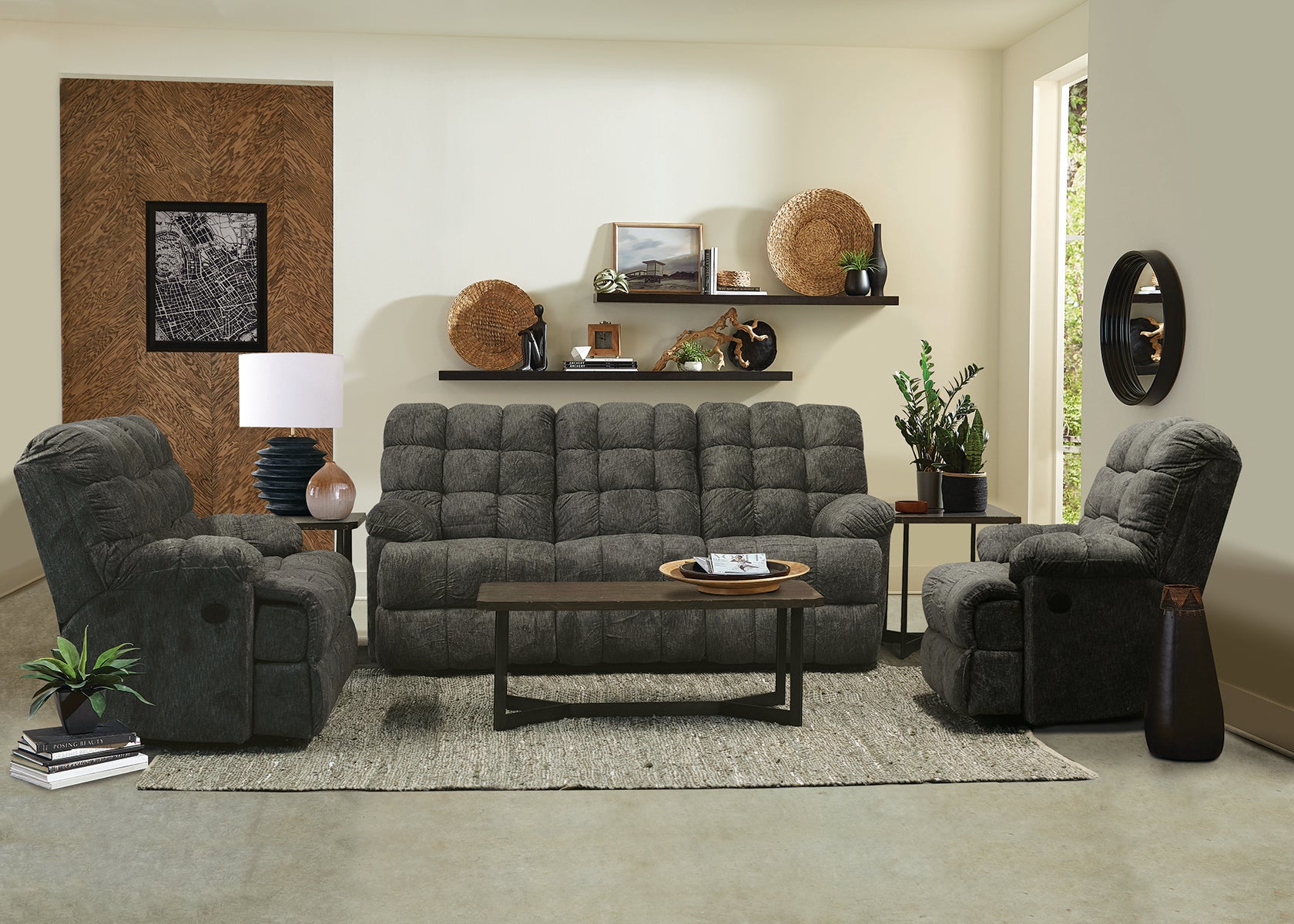 EZ200 Double Reclining Sofa