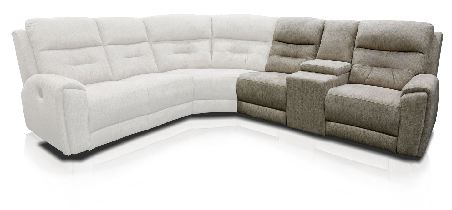EZ3600 LAF Double Reclining Loveseat Console