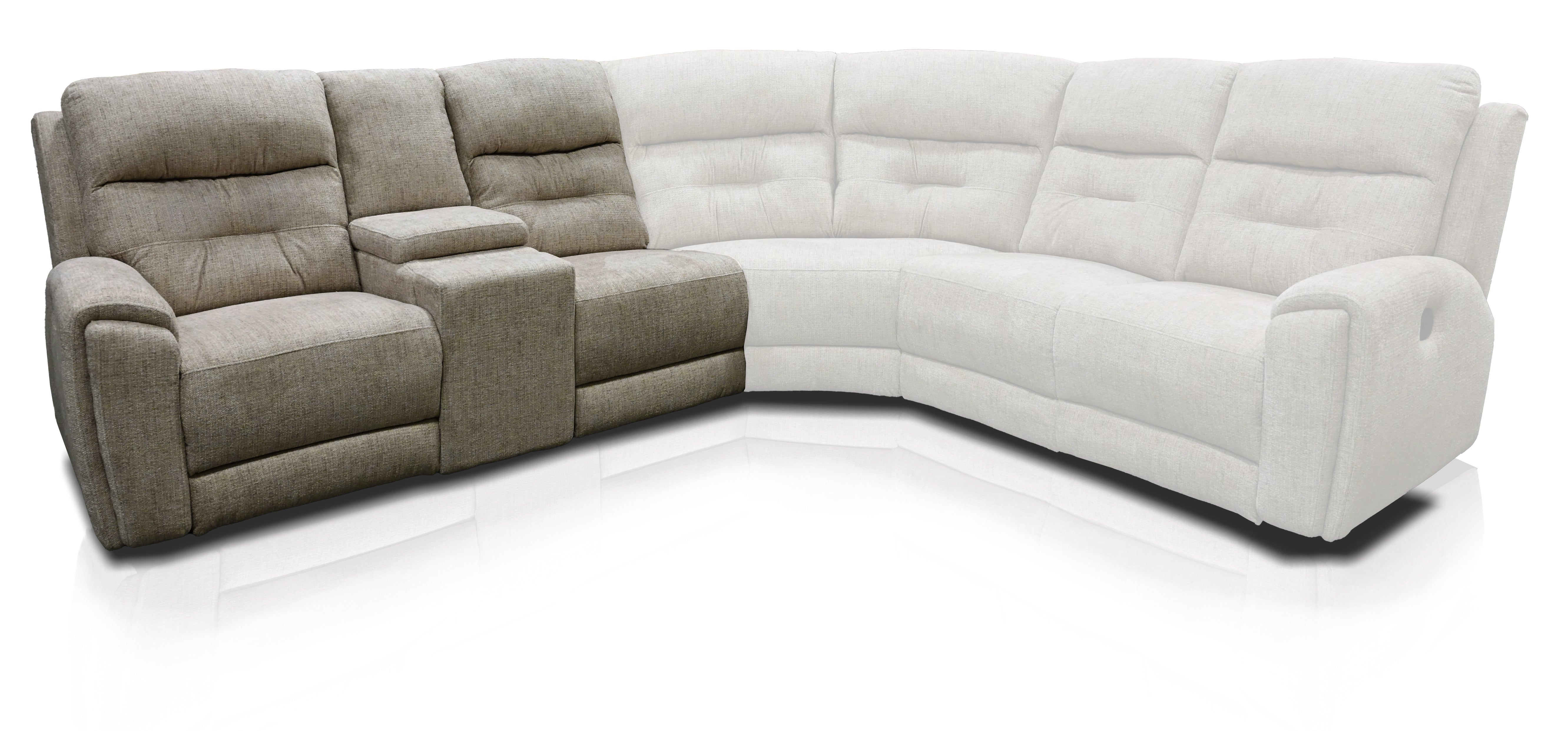 EZ3600 RAF Double Reclining Loveseat Console