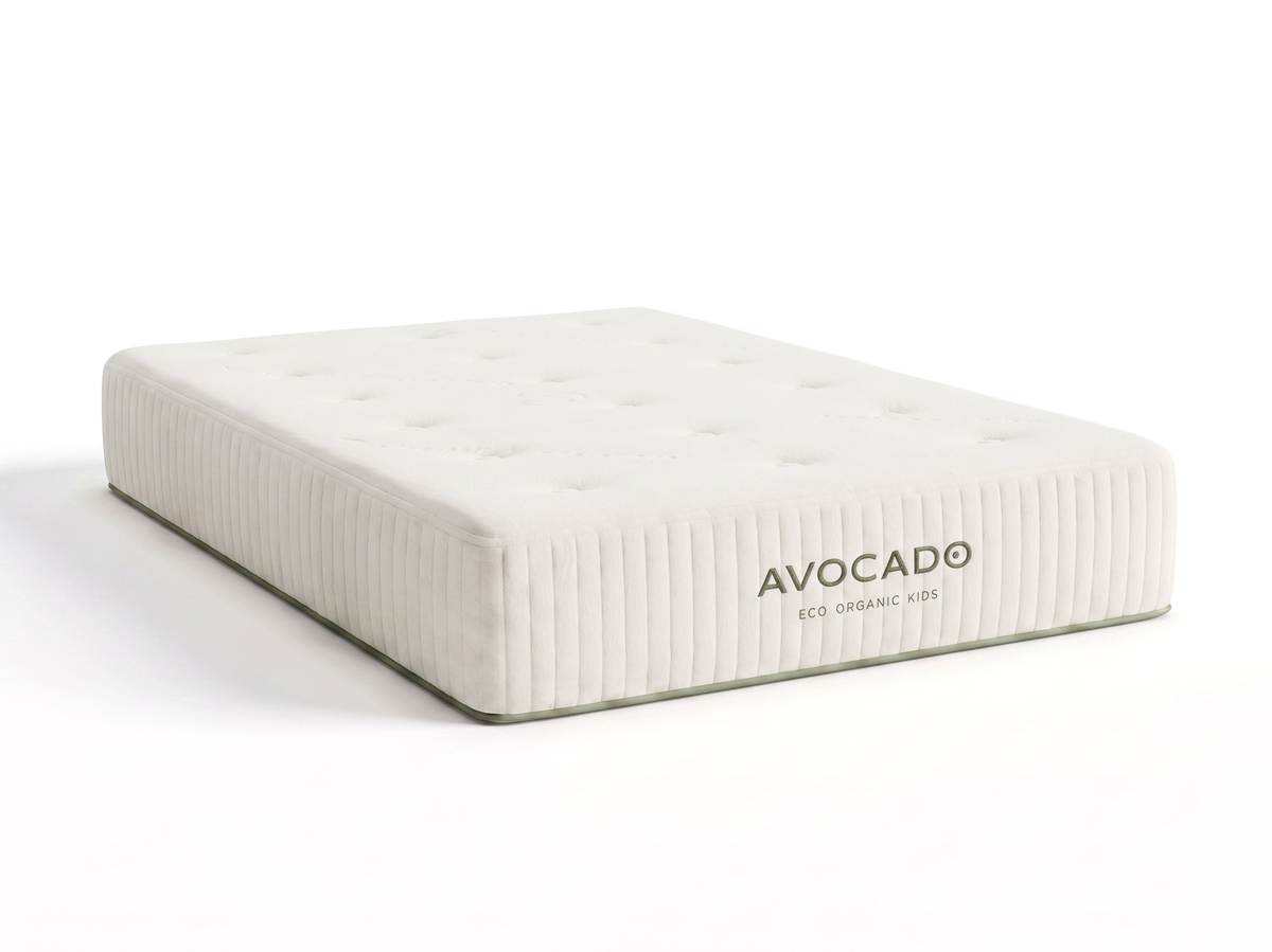 Avocado Eco Organic Kids Mattress — Low-Profile Latex Hybrid, 7.5 in