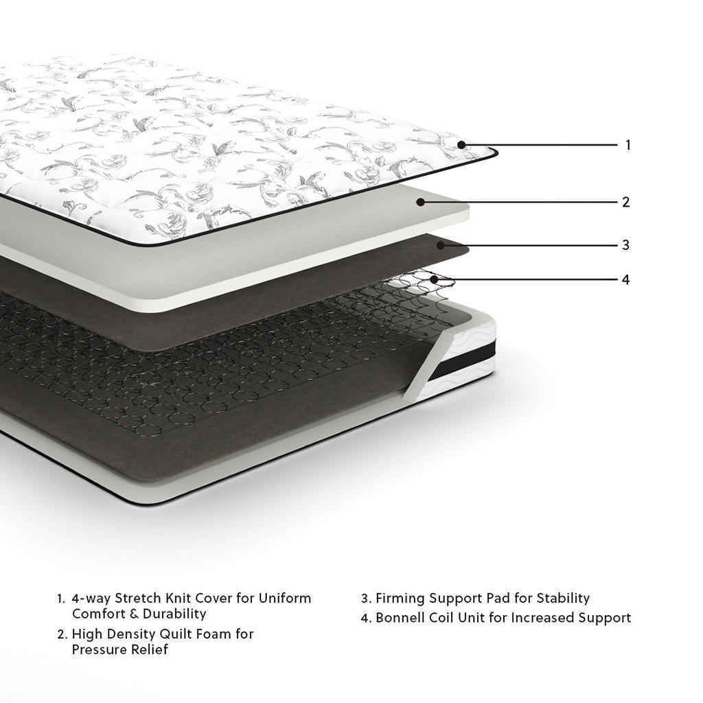 8" Chime Innerspring Queen Mattress in a Box — Under $300 Classic Sierra Sleep® By Ashley Queen