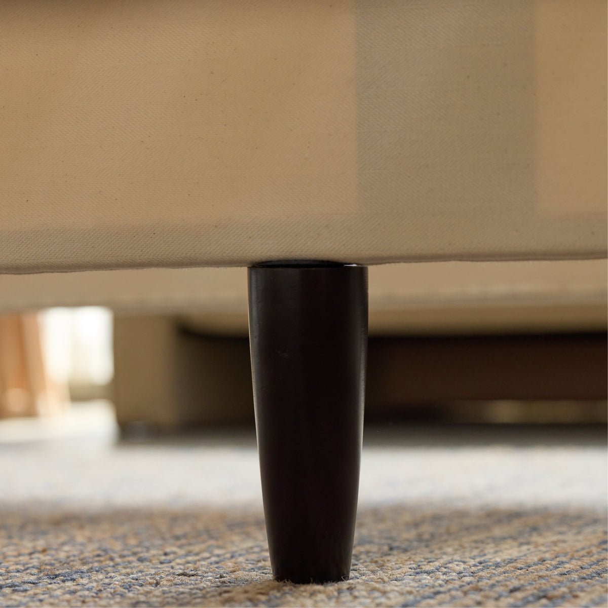 Avocado Foundation with Legs — Standalone Solid Wood Bed Base, Two Finishes