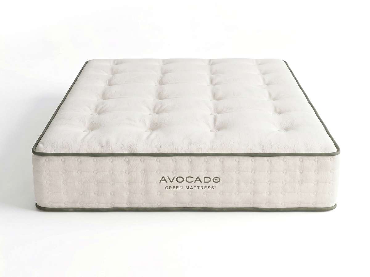 Avocado Green Mattress Medium Tight-Top — Organic Latex Hybrid, 11 in