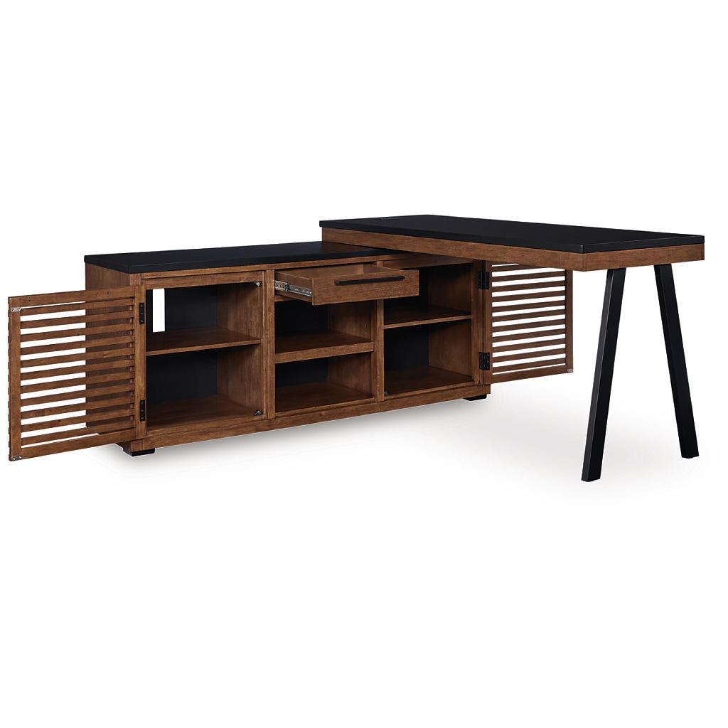 Kallari Credenza with Desk Return Signature Design by Ashley® Home Office