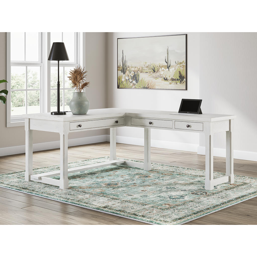 Robbinsdale L-Shaped Home Office Desk Signature Design by Ashley® Home Office