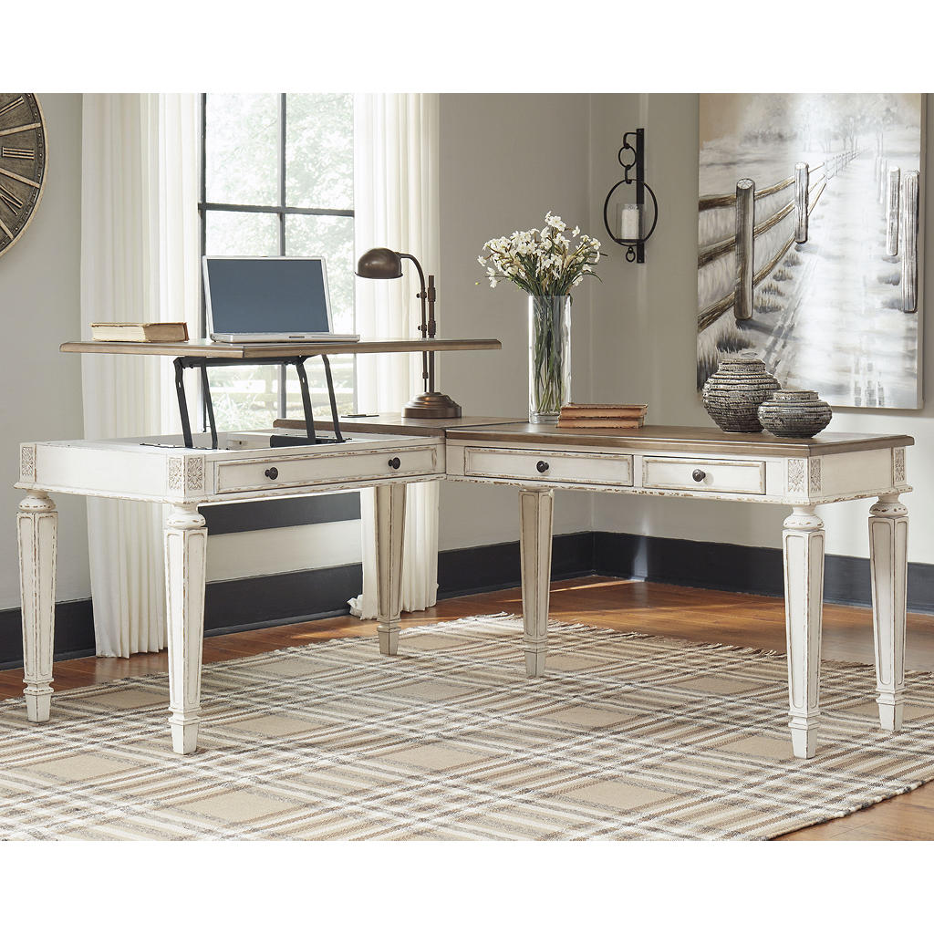 Realyn 2-Piece Home Office Lift Top Desk Signature Design by Ashley® Home Office