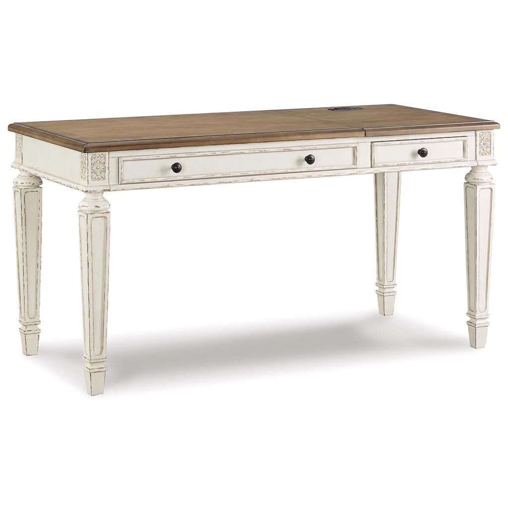 Realyn Lift-top Desk, L-shaped Desk and 4 Bookcases Signature Design by Ashley® Uncategorized