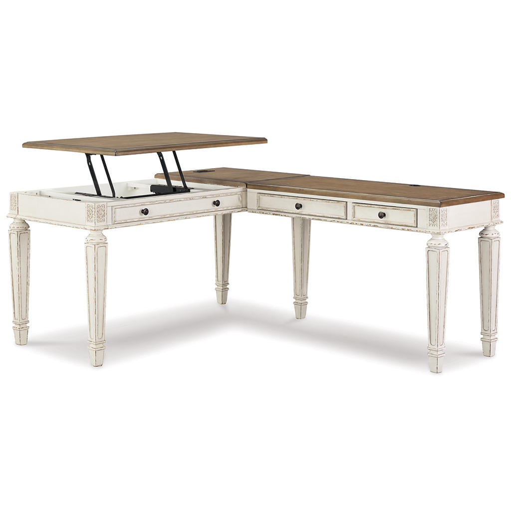 Realyn 2-Piece Home Office Lift Top Desk Signature Design by Ashley® Home Office