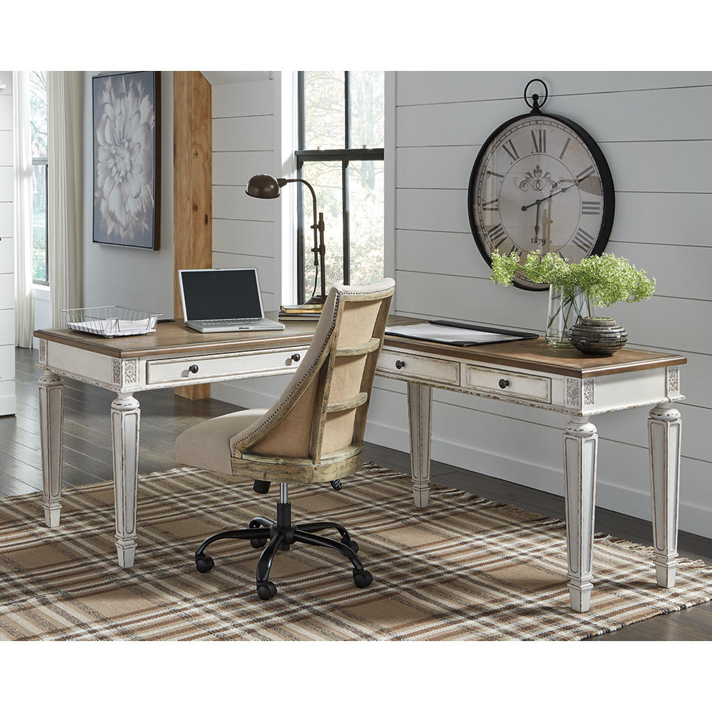Realyn 2-Piece Home Office Desk Signature Design by Ashley® Home Office