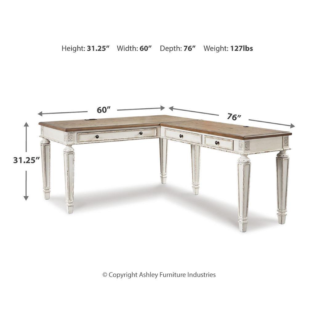 Realyn Home Office Desk and Bookcase Signature Design by Ashley® Uncategorized