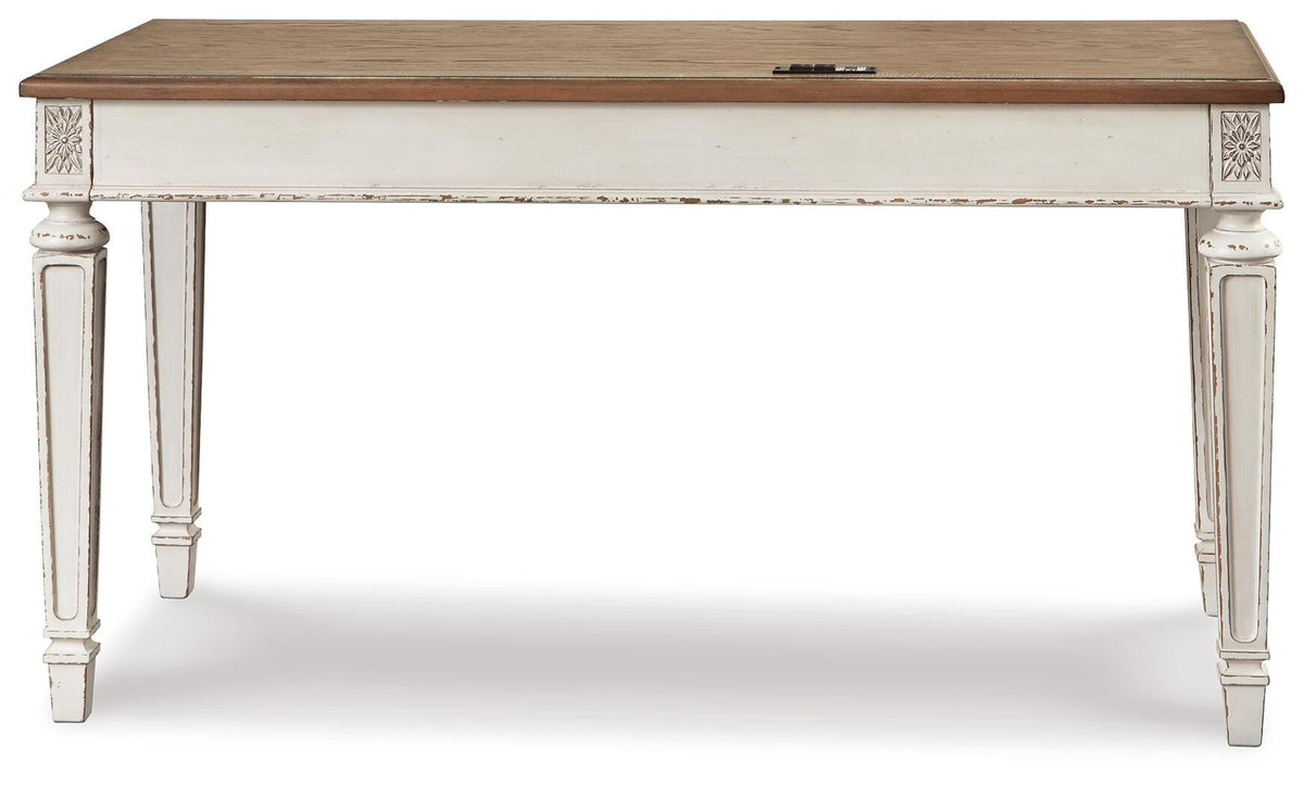 Realyn Home Office Desk and 74-Inch Bookcase — 2-Piece Set Signature Design by Ashley® Home Office